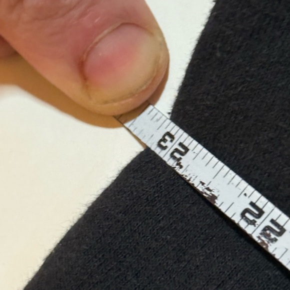 Adidas Men's Black Crewneck Sweater with White Stripes - Picture 4 of 6